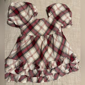 Gymboree Festive Plaid Dress with Ruffles